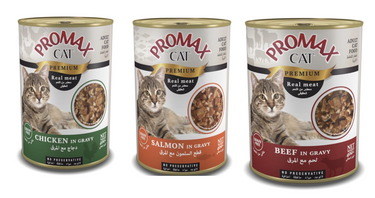 PROMAX cat canned food 400g - Chicken in gravy